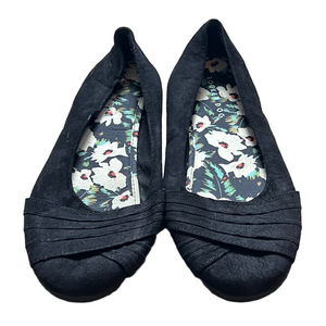 Rocket Dog Black Women's Flats with Floral Insole